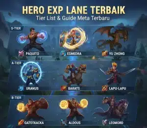 Mobile Legends,hero exp lane terbaik,exp lane,hero exp lane meta,tier list exp lane,mobile legends tier list,exp laner ml,hero exp lane terkuat,lapu-lapu exp lane,