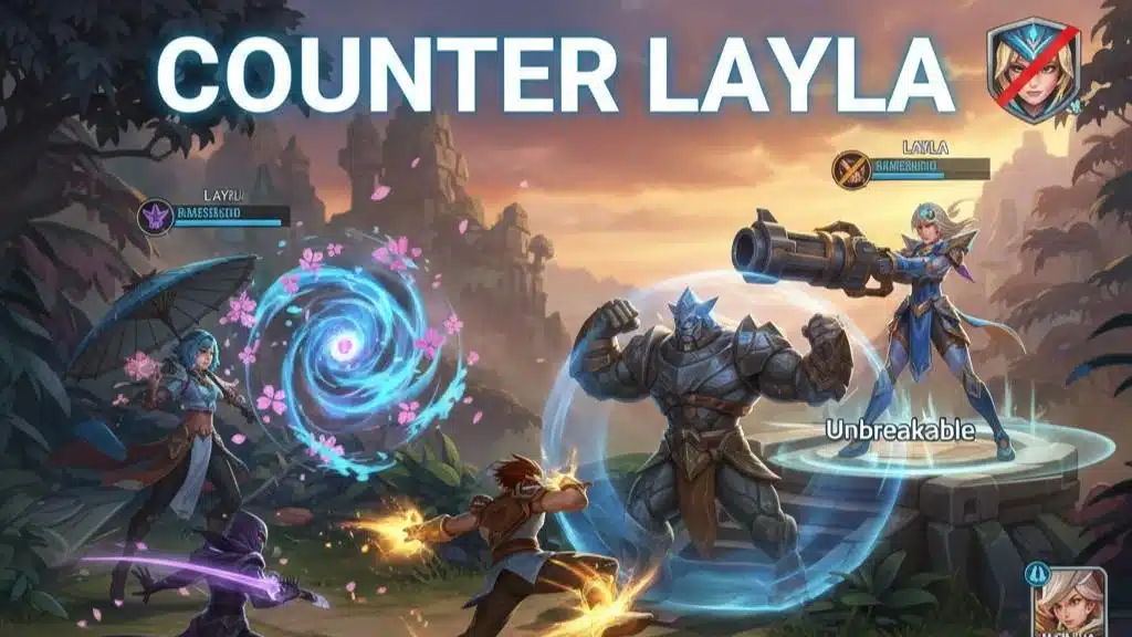 Counter layla di gold lane