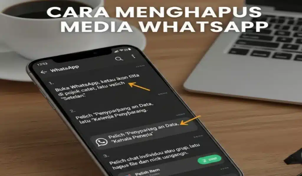 Cara Menghapus Sampah di WhatsApp