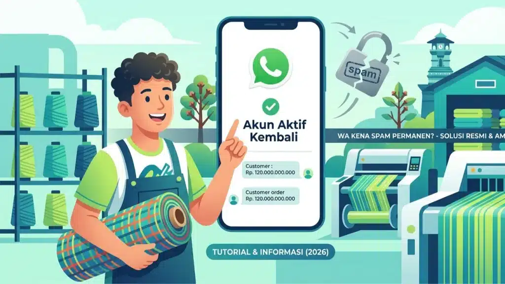 Cara membuka WhatsApp kena spam permanen